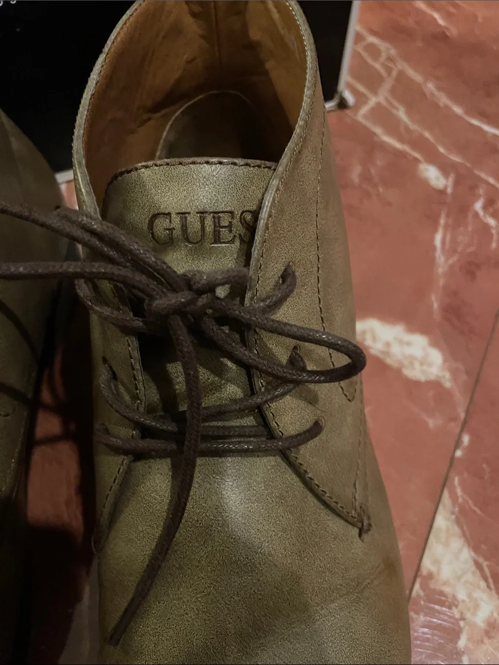 GUESS Men's med brown Boots